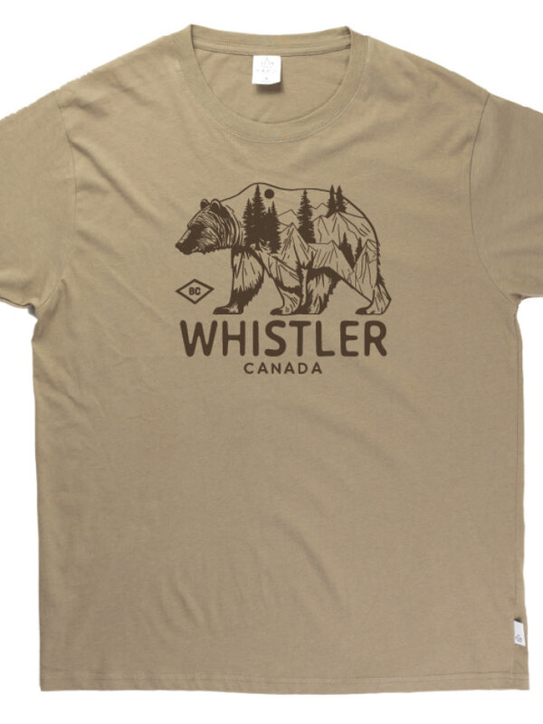 Canadian Nature Bear F/F- Whistler BC - T-Shirt - Shroom - Scn.