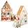 La Grande Famille - Wooden Cottage Doll House with Furniture