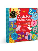 eeBoo Alphabet &  Numbers Puzzle Pairs