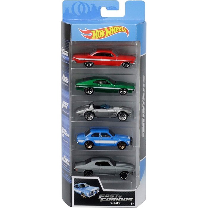 Hot Wheels Hot Wheels Diecast cars 5-Car Pack Assorted - Mud Puddle Toys
