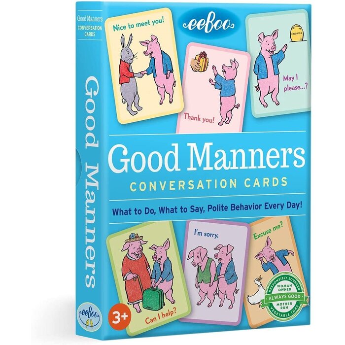 eeBoo Good Manners Cards