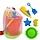 Beach Backpack with Sand Toys