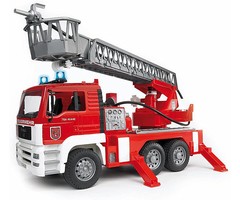 Bruder MAN TGA Fire Engine with Ladder Water Pump and Light/Sound Module