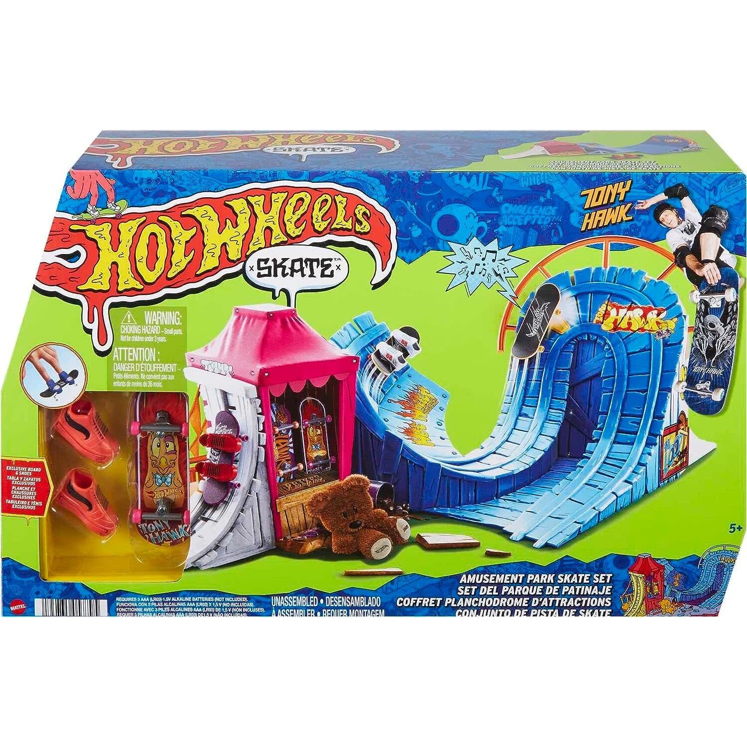 Hot Wheels Skate Amusement Park Skate Set - Mud Puddle Toys
