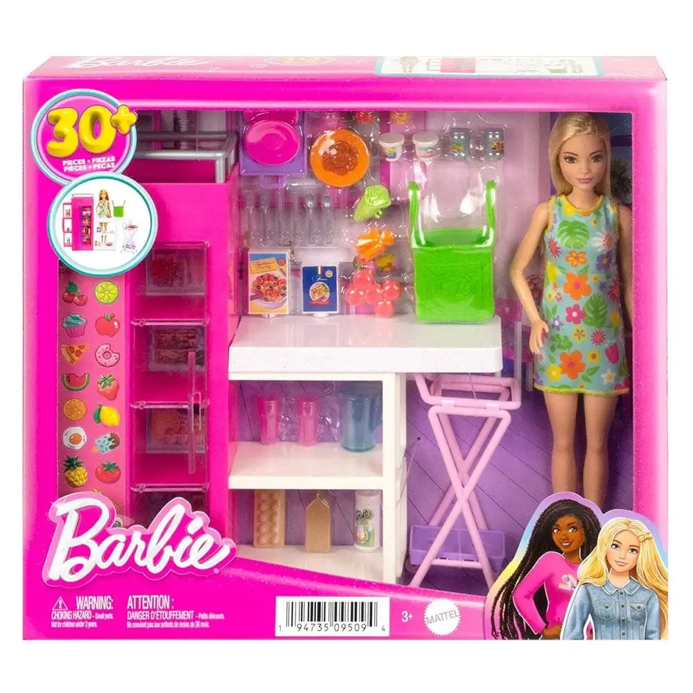 Barbie Dream Pantry with Blonde Doll Mud Puddle Toys