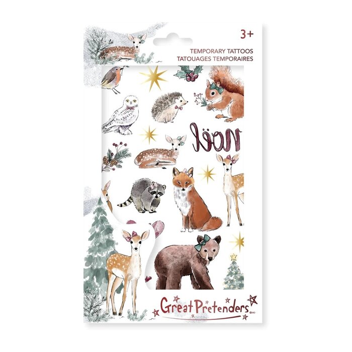 Great Pretenders Woodland Fawn Tattoos, Assorted