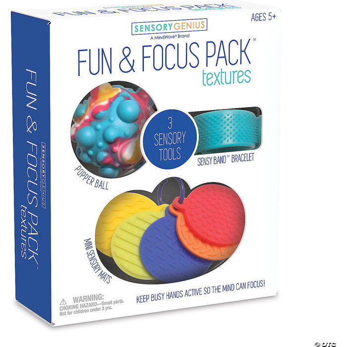 Peaceable Kingdom & Mindware Sensory Genius Fun & Focus Pack Textures