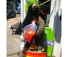 Fun Mania Neon Rainbow Stripe Playground Balls by Mutual Sales