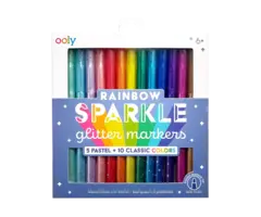 Ooly Rainbow Sparkle: Glitter Markers (Set of 15)