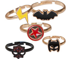 Great Pretenders Superhero Rings, 24pcs, Assorted