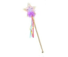 Great Pretenders Glitter Rainbow Wand, Multi/Gold