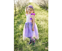 Great Pretenders Lilac Sequins Forest Fairy Tunic, Size 3-4