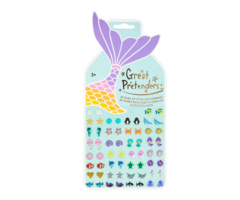 Great Pretenders Mermaid Sticker Earrings, 30 Pairs