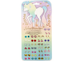 Great Pretenders Whimsical Unicorn Sticker Earrings, 30 Pairs (Avail:06/08/25)
