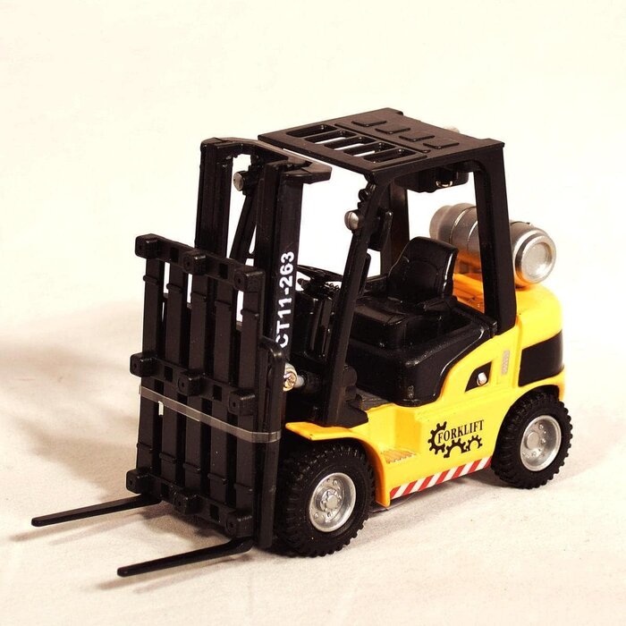 Schylling DIECAST FORKLIFT Sounds Lights Moving Details