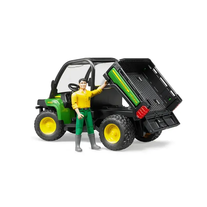 Bruder John Deere Gator XUV 855D with driver