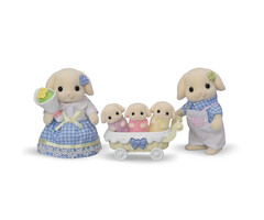 Calico Critters Flora Rabbit Family