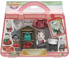 Calico Critters Party Time Playset - Tuxedo Cat Girl
