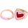 Boutique Chic Tickled Pink Rings, 2pcs