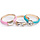 Boutique Chic Crystal Cool Rings, 3pcs