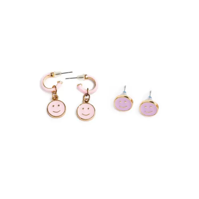 Great Pretenders Boutique Chic All Smiles Earrings, 2 Pair