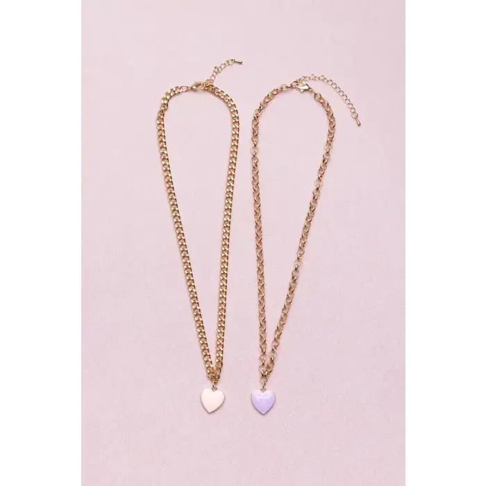 Great Pretenders Boutique Chunky Chain Heart Necklace