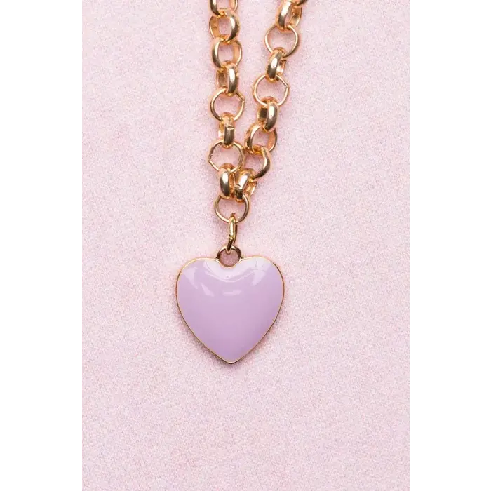 Great Pretenders Boutique Chunky Chain Heart Necklace