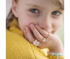 Great Pretenders Boutique Butterfly & Unicorn Ring, 3pcs