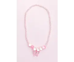 Great Pretenders Boutique Holo Pink Crystal Necklace
