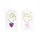 Boutique Glitter Heart Necklace, Assorted (Avail:06/08/25)