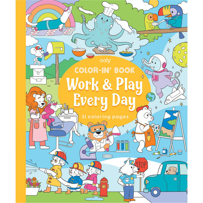 Ooly Work & Play Every Day Coloring Book