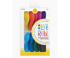 Ooly Left Right: Ergonomic Crayons (Set of 10)