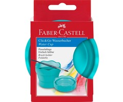 Faber Castell Clic&Go® Collapsible Water Cup - Turquoise