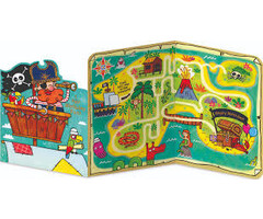 Peaceable Kingdom & Mindware Pirate Treasure Tri Fold Birthday Greeting Card