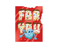 Peaceable Kingdom & Mindware Monster Die Cut Enclosure  - Small Greeting Card