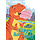 Dino With Cake Foil  Birthday Greeting Card