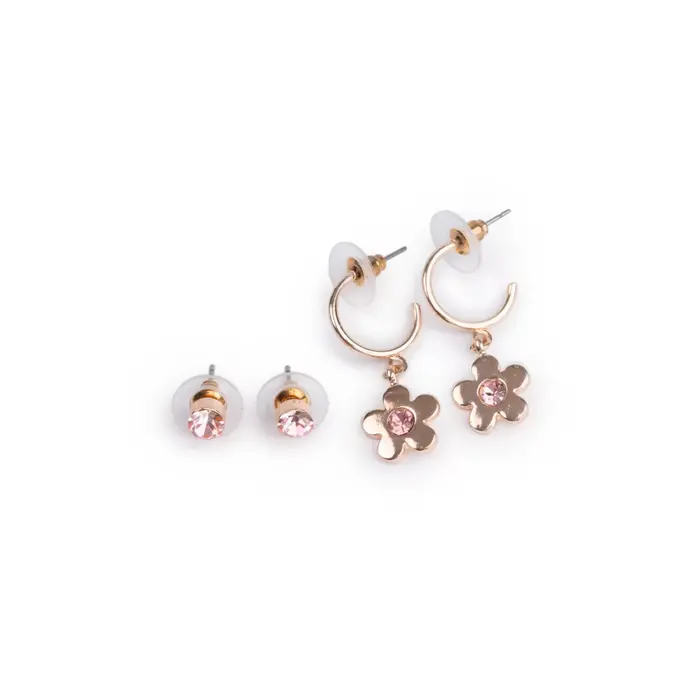 Great Pretenders Boutique Chic Bejewelled Blooms Earrings, 2 Pair