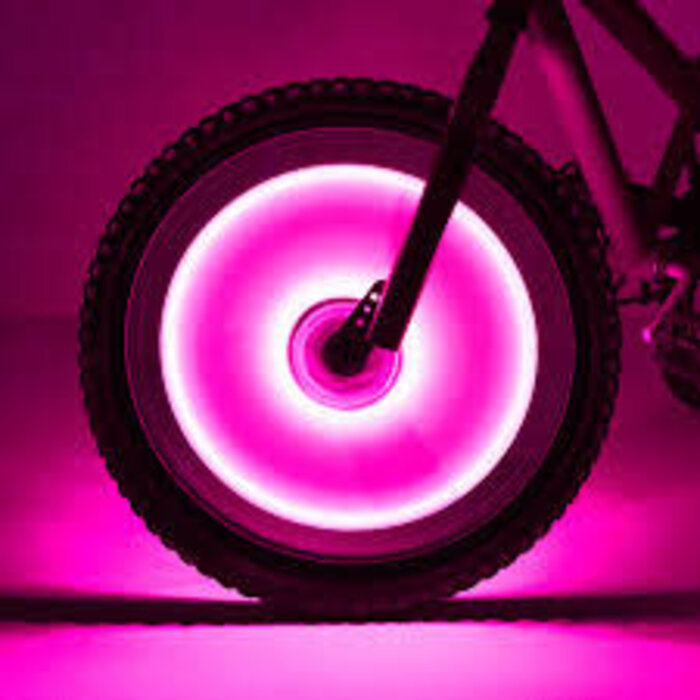 Brightz Kidz Spin - Bike Spoke Lights Pink 3pk