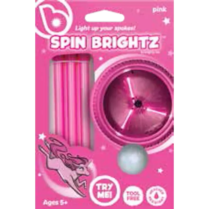 Brightz Kidz Spin - Bike Spoke Lights Pink 3pk