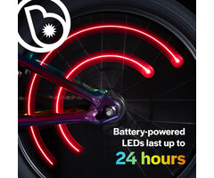 Brightz Orbit - Red Bike Spoke Lights 2 pk