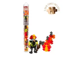 Plus-Plus Tube Fire 70Pc Mix