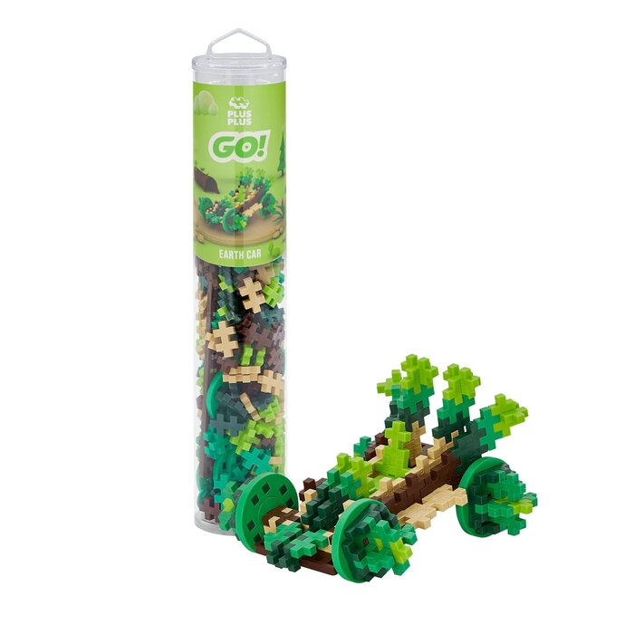 Plus-Plus Tube Color Cars Earth 200pc Mix