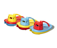 Green Toys Tug Boat - Assortment  Blue/ Red/Yellow