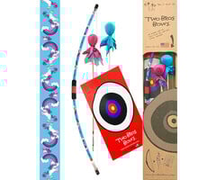 Unicorn Bow, Princess and Sky Arrows w Trifold Target