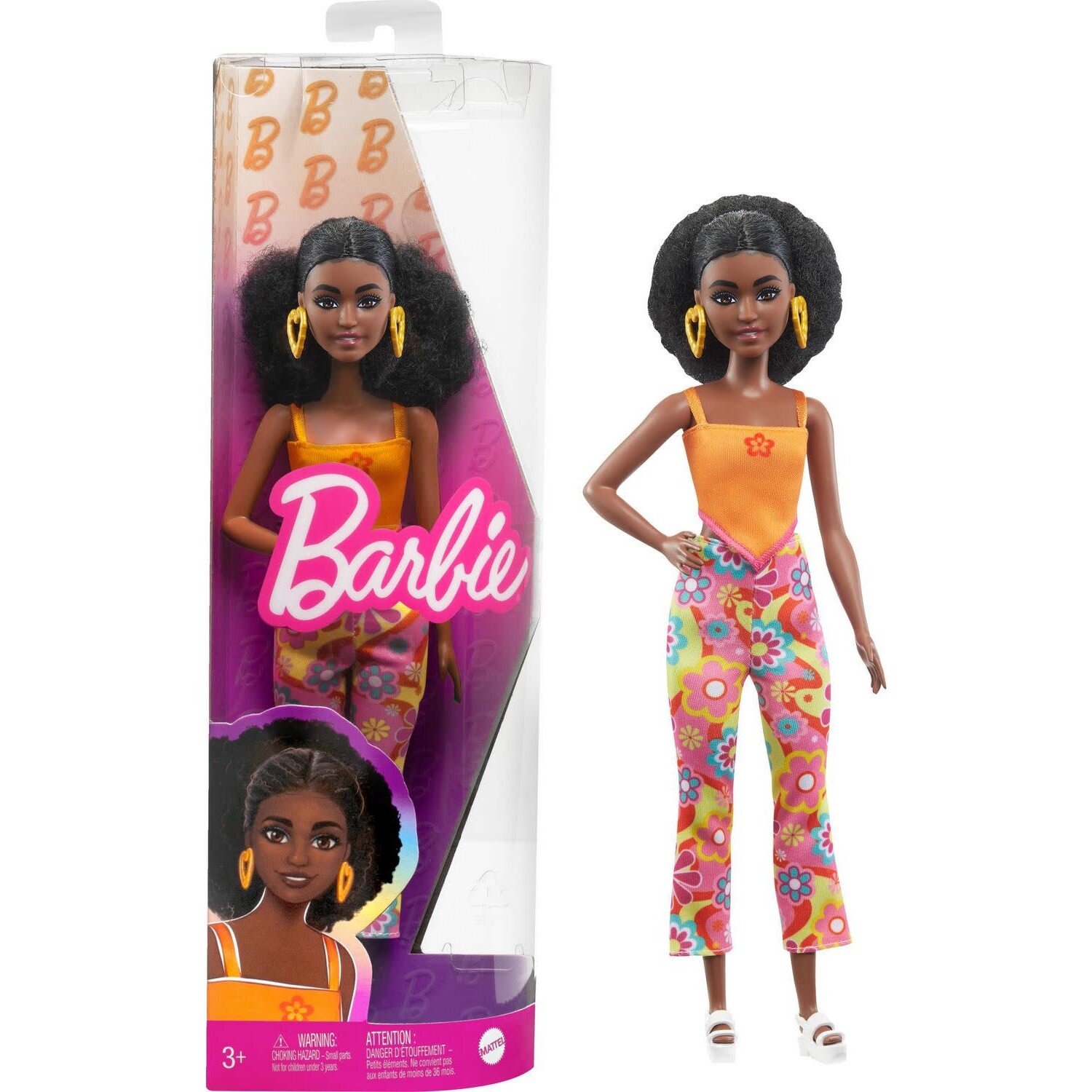 Barbie Fashionista 198 Natural Hair Petite Black Barbie Mud Puddle Toys