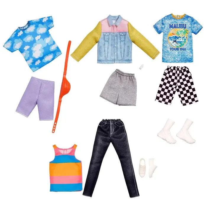 Barbie Ken's Fashion Clothes Assortment (one each, styles vary)