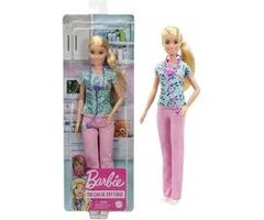 Barbie Barbie Nurse Fashion Doll Dressed in Medical Scrubs