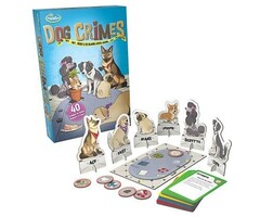 ThinkFun Dog Crimes Board Game Ages 8+ 1+ players
