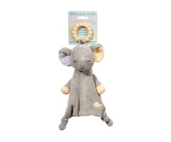 Douglas Cuddle Toys JOEY GRAY ELEPHANT TEETHER