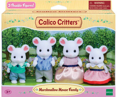 Calico Critter Marshmallow Mouse Family
